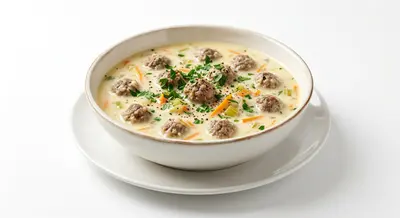 Ciorbă perișoare grec
